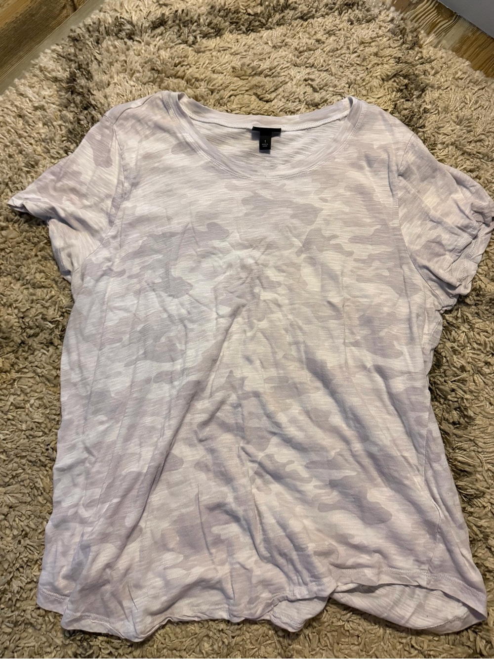 Torrid Casual Women's Light Camo Short Sleeve Tee